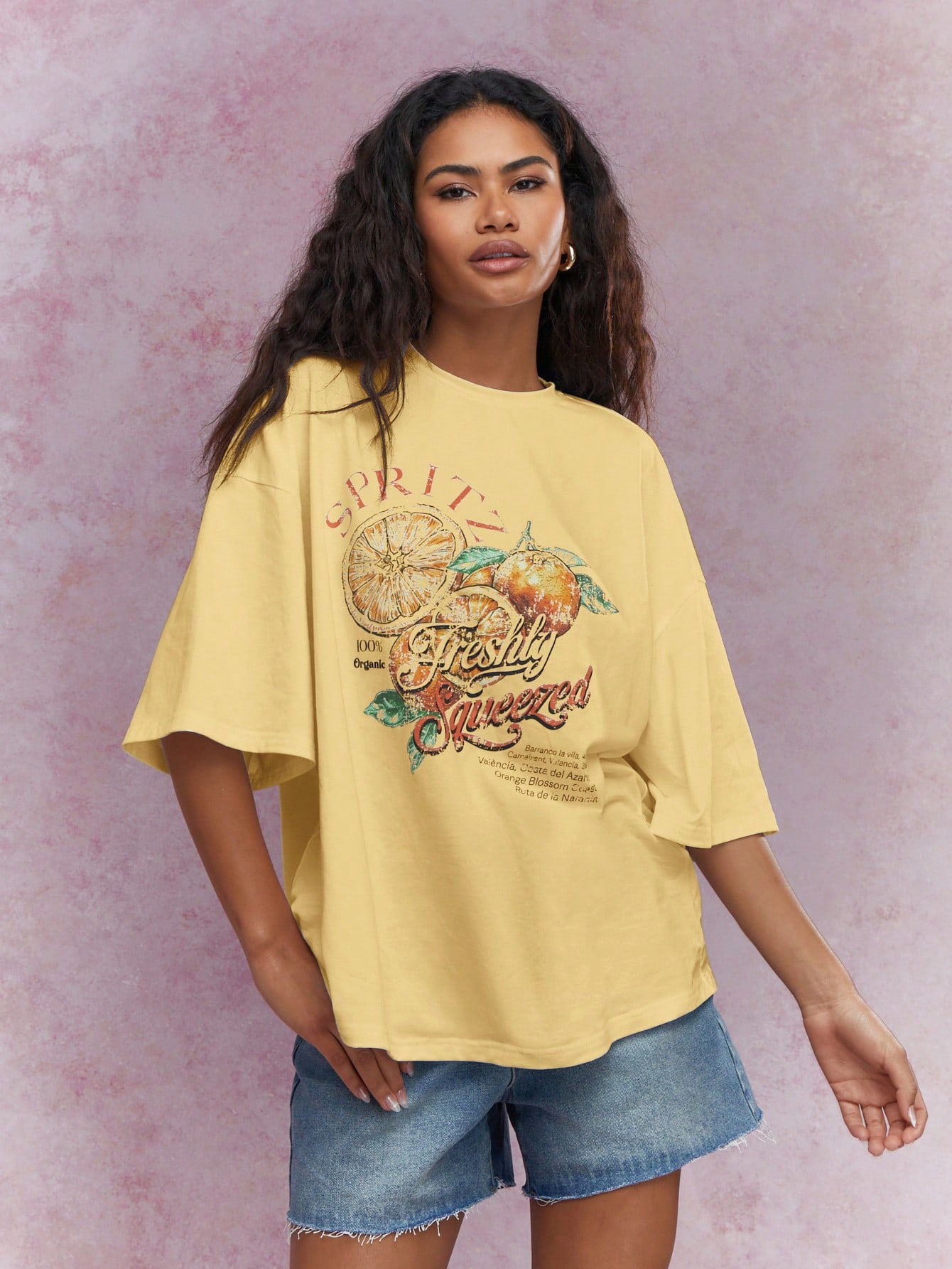 oversized tee drop shoulder tee